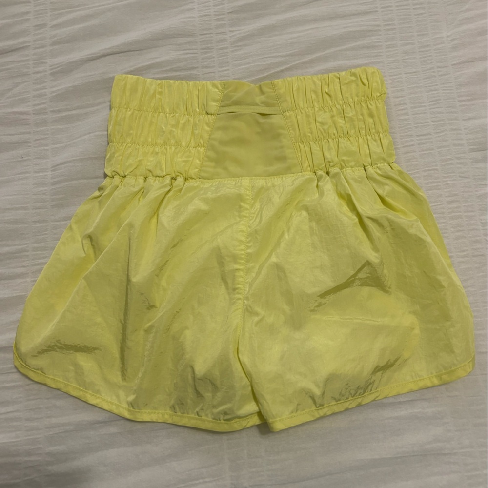 the way home free people yellow shorts size xs